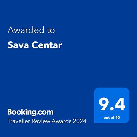 Sava Centar Apartman Belgrád Kültér fotó