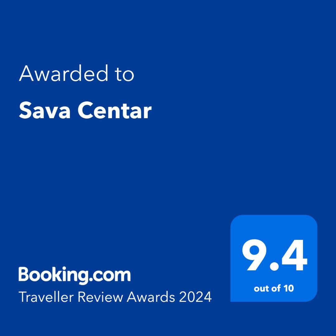 Sava Centar Apartman Belgrád Kültér fotó